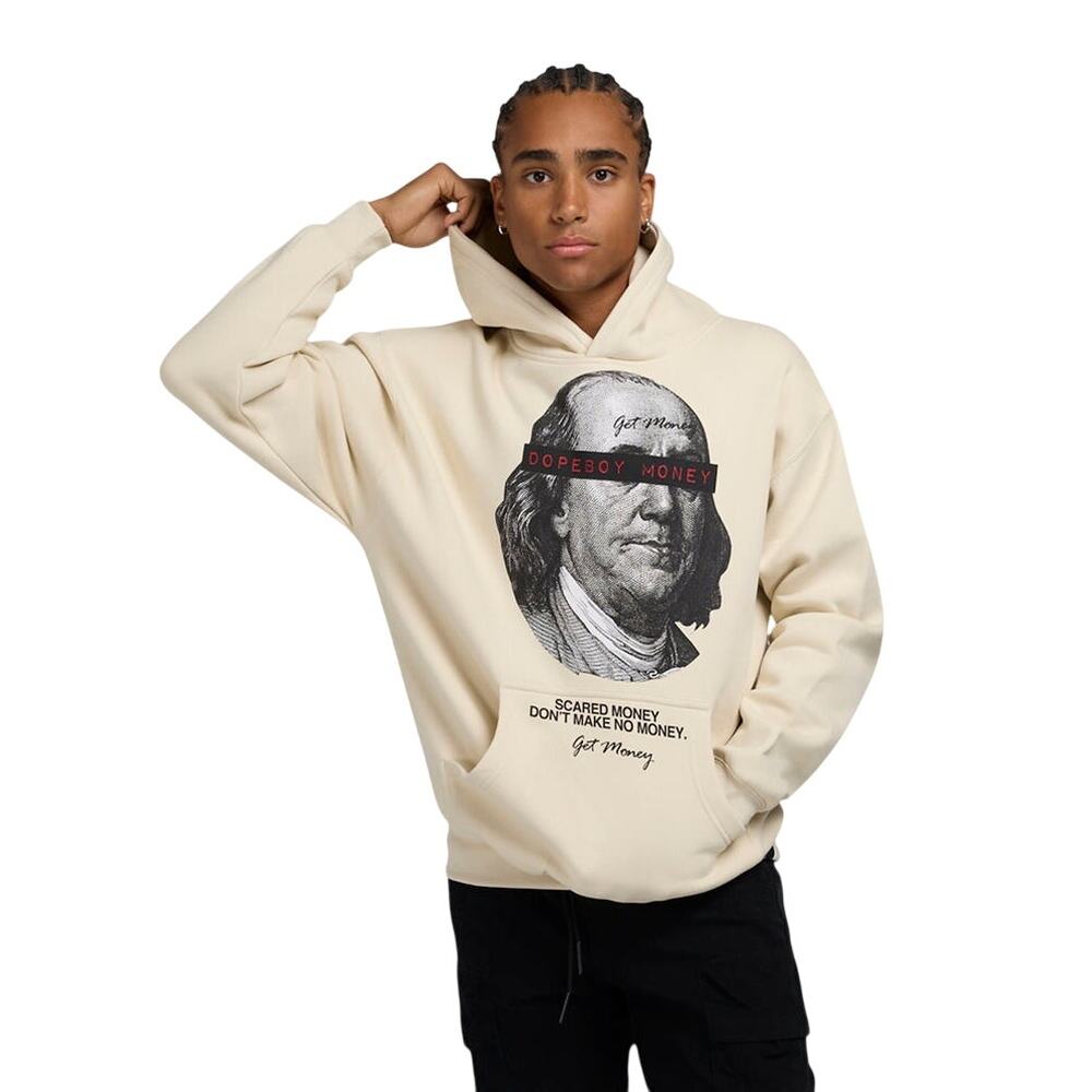 HASTA MUERTE Men's Dope Boy Hoody Size XL In Bone